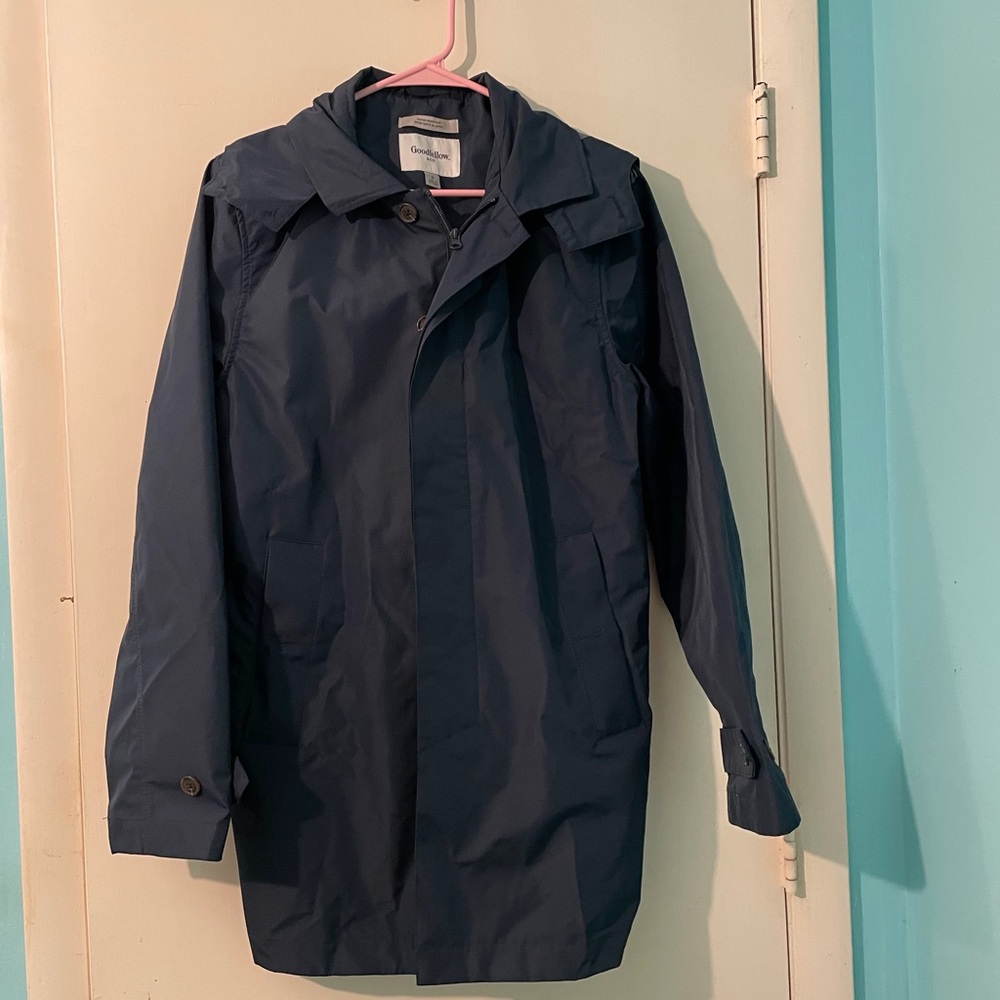 Goodfellow & Co | Navy Blue Hooded Jacket, size S